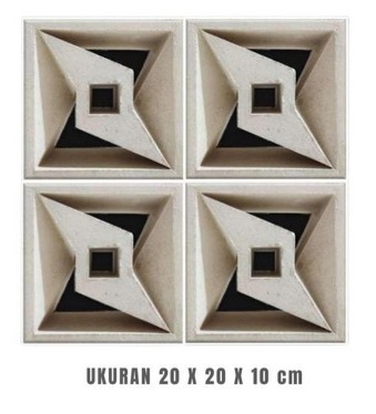 Roster Beton 20x20 Motif 8